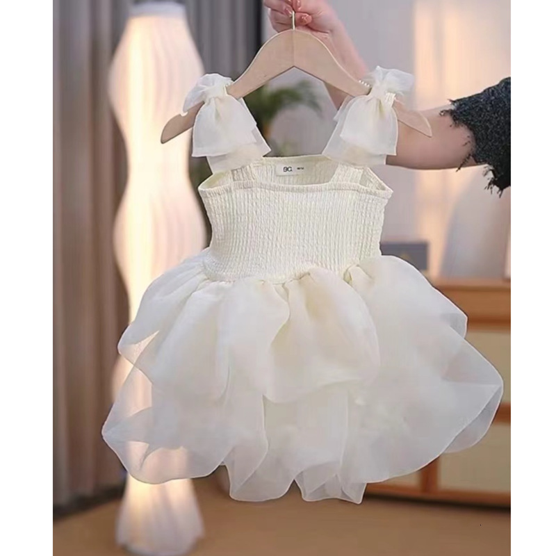 Ddmyshoesvip Girls New Summer Style Children S Suspender Fluffy Skirt Stylish Baby Dress Little Girl Mesh Princess Dress