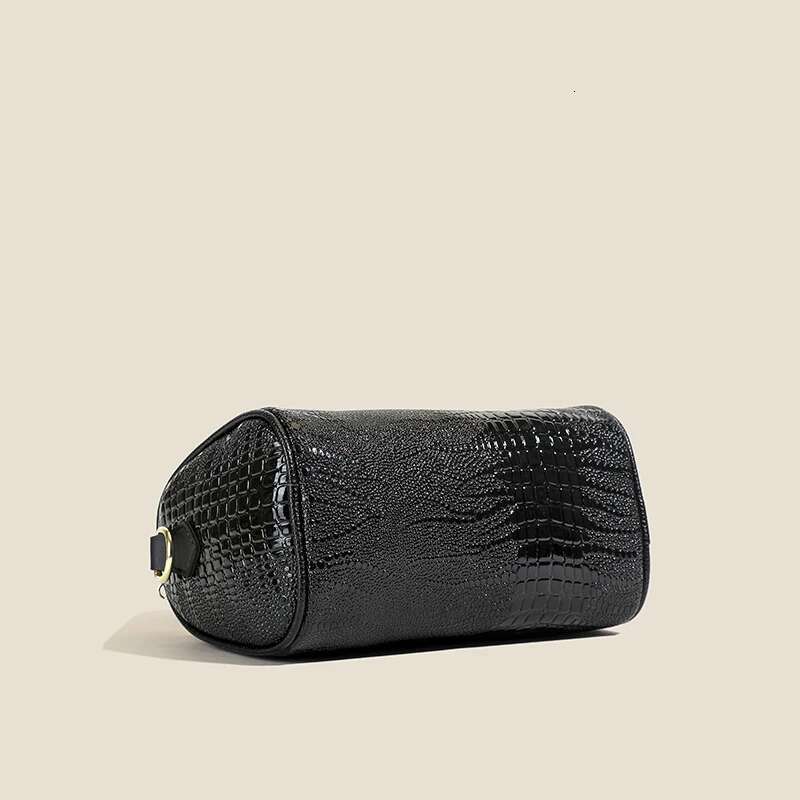 Small Handbag Women's Fashion Shoulder Crossbody Bag Solid Color Black