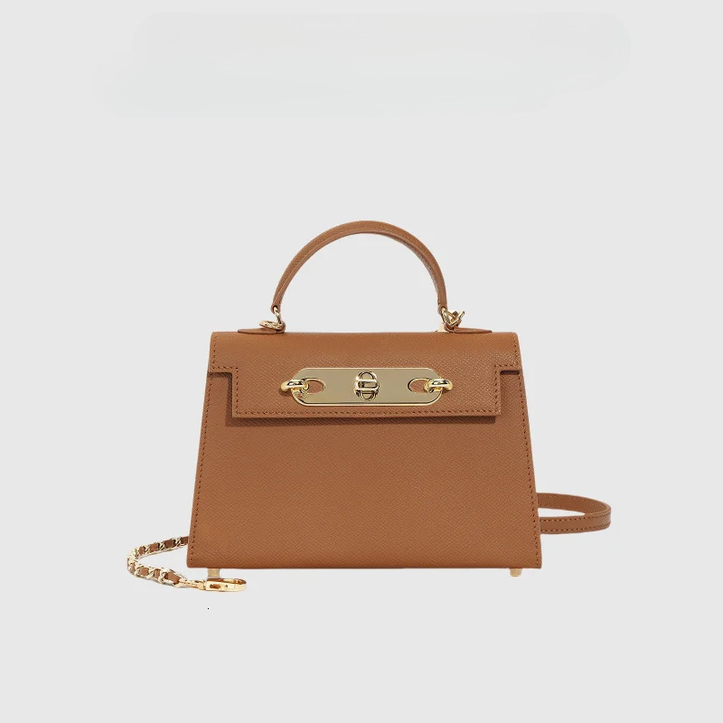 New Leather Women's Multifunctional Cowhide Handbag Designer Bag Chain Flip Mini Crossbody Bag Commuting Casual Bag Women's Handbag