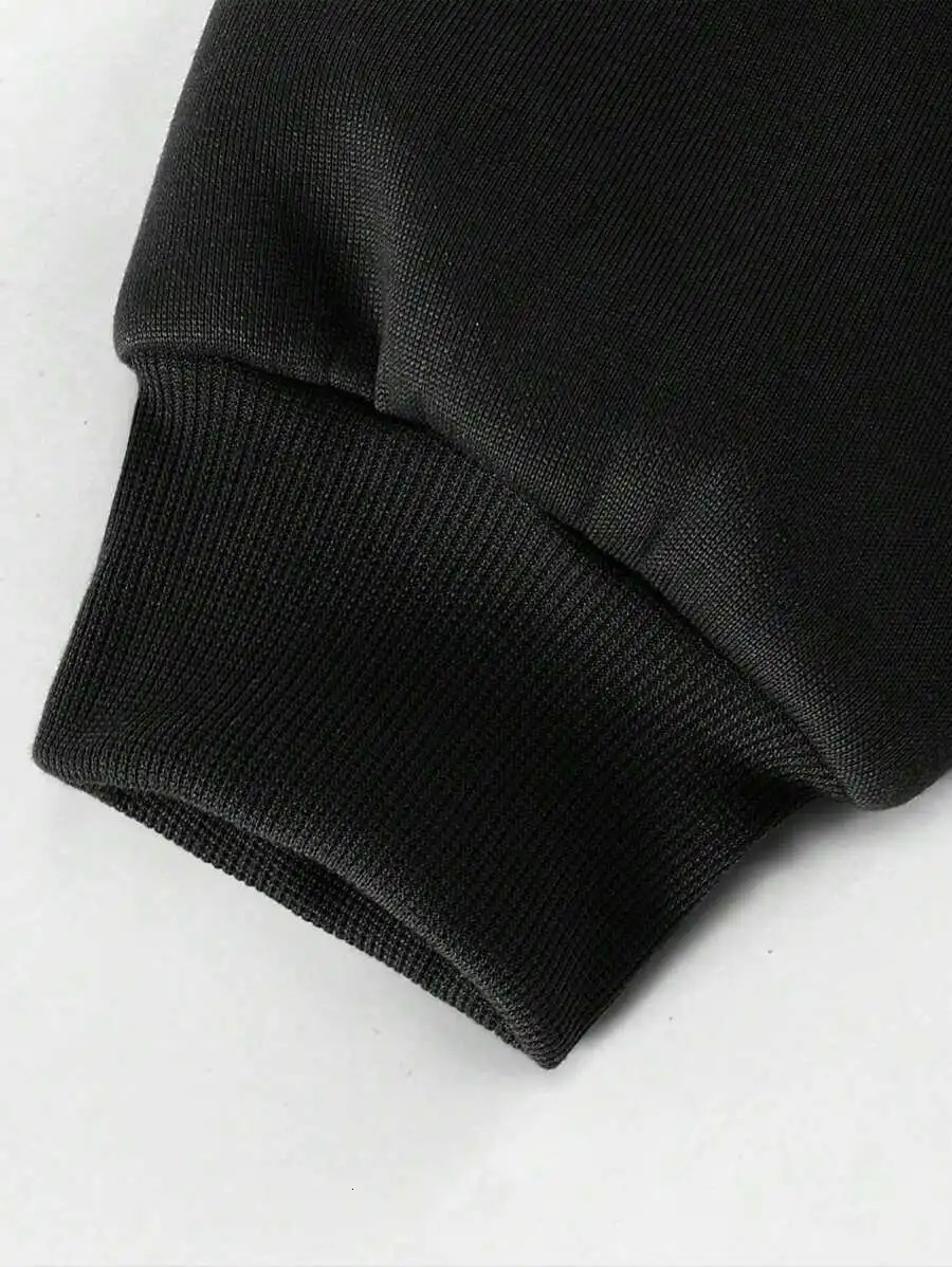 mens fashionable sweatshirt 220g breathable cotton sweatshirt mens y2k creative printed streetwear 250225