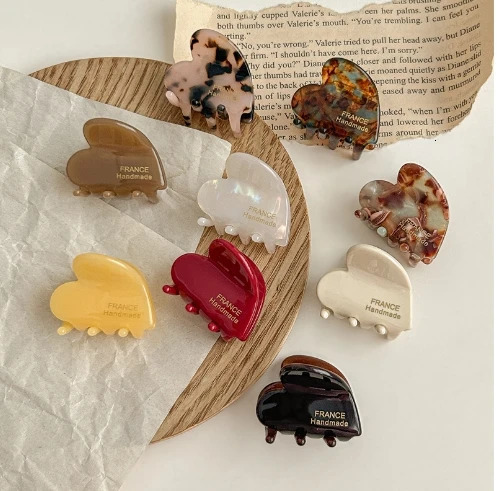 2023 Women Hair Claw Small 35cm Acetate Clips Elegant Colorful Hollow Out Clip Girls Accessories Hairclip 250218