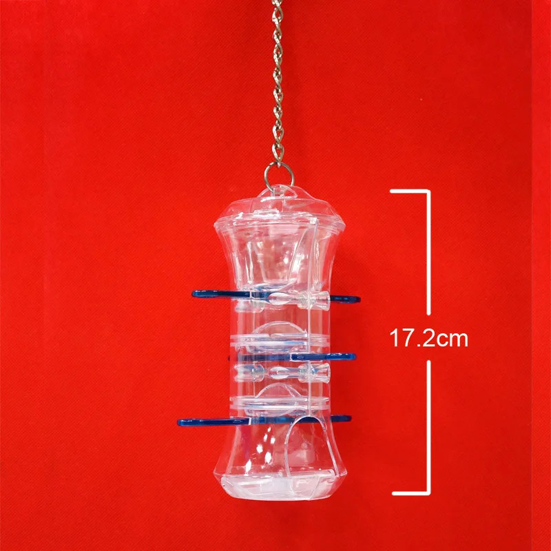 CAITEC Parrot Toys Push and Pull Interactive Treat Holder Bite Resistant Foraging Bird Toy for Medium to Large Size Parrots 250226