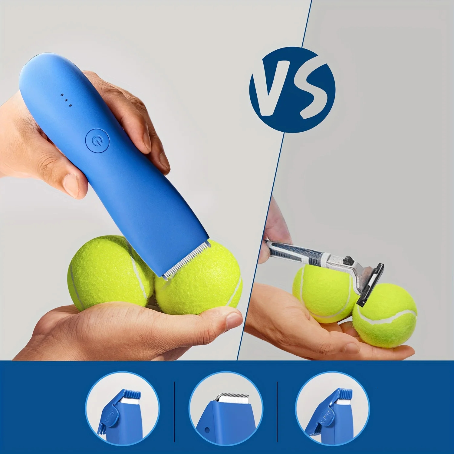 Professional Body Hair Trimmer Groin Body Manscape Trimmer For Men Electric Ball Shaver Groomer Pubic Grooming Clipper Male R 250226