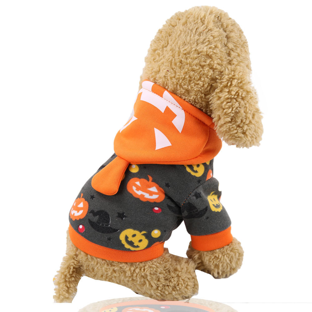 Pumpkin Lantern Transformation Costumes: Funny Pet Clothes for Halloween and Christmas. New Arrivals for Autumn and Winter, Suitable for Dog