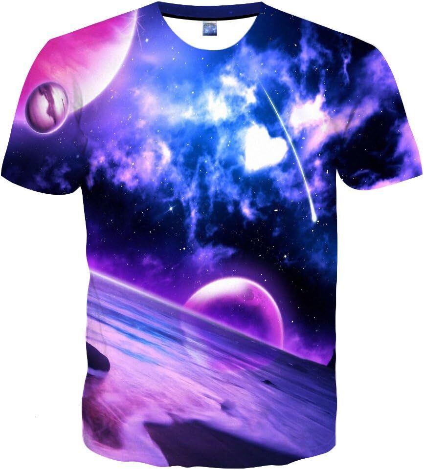 Mens T shirt Unisex 3D Graphic Print Shirts for Mens Women Casual Short Sleeve Tee Shirts Top tee Casual tops summer clothes cool