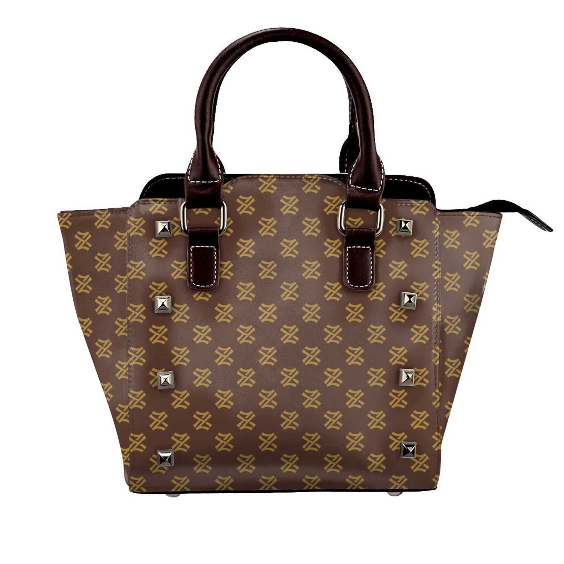 NXY Vintage Women Fashion Shoulder Bag High-Capacity Leather Rivet Tote Bag Simple Long Strap Crossbody Bag Totes Handbags Brand Designer Bags Hip