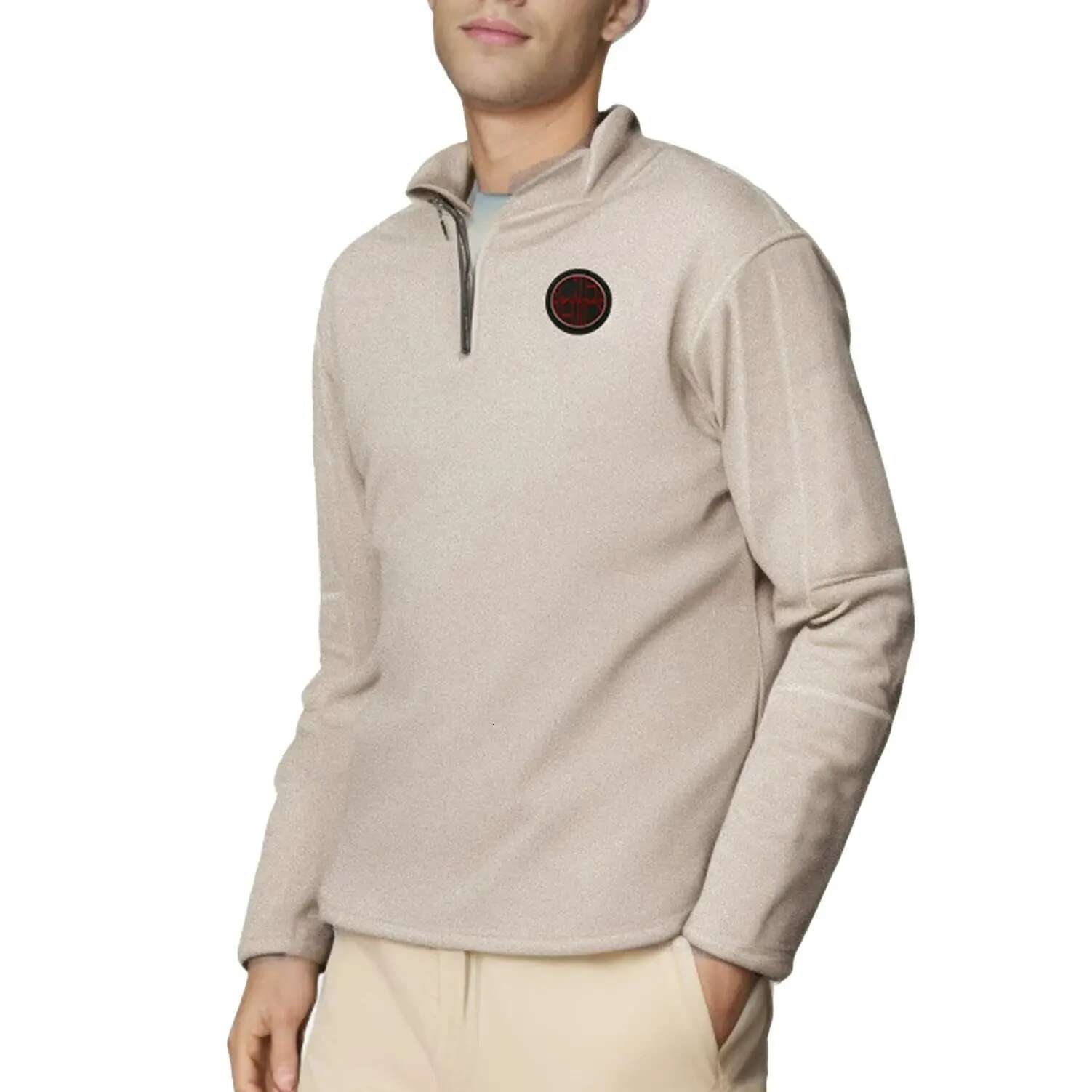 CHCH Brand Quality Thicken Warm Fleece For Men Zipper Neck Pullover Men's Sweatshirt Stand Collar Mens Jacket