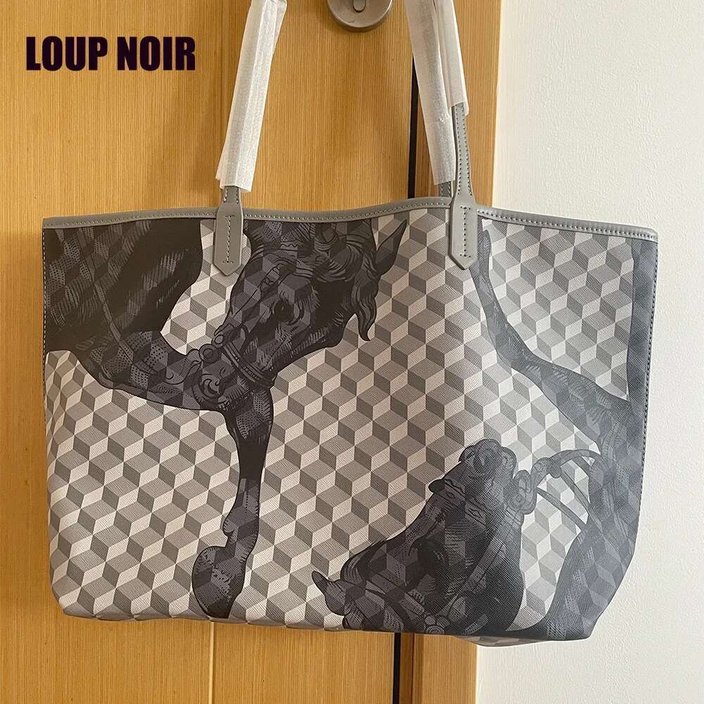 LOUP Nolr New Womens Totebag Large Capacity Female Handbagsshoulder Women Bags High Qualitycasual Totes Sac Main Femme