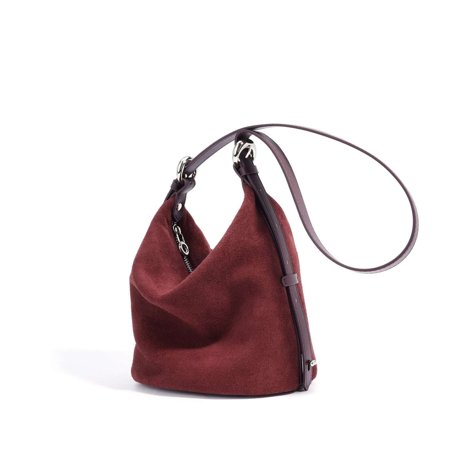 Shoulder Rectangular Bags High Quality Original Designer Women's Suede Leather Bag Genuine