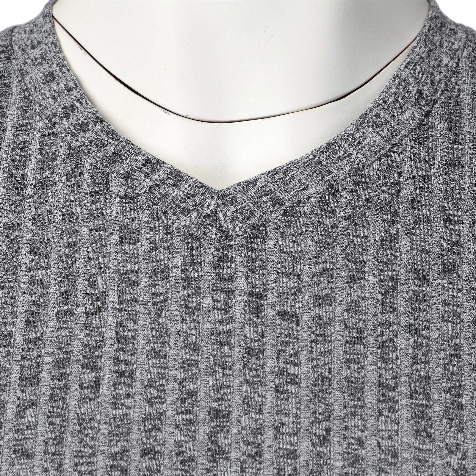 Mens running sports fitness wear summer high stretch vertical strip short sleeve V-neck slim knit base shirt 250225