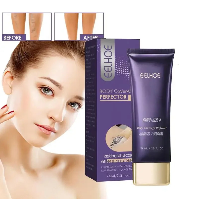 EELHOE Body Coverage Perfector Skin Concealer Leg Body Waterproof r Colour Corrector for Veins Scars Uneven Skin Tone 250222