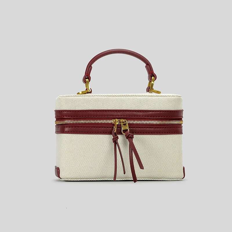 Women's Bags Fashion Box Women Handbags Designer Thick Canvas Shoulder Crossbody Bags Casual Spring And Summer Small Purses