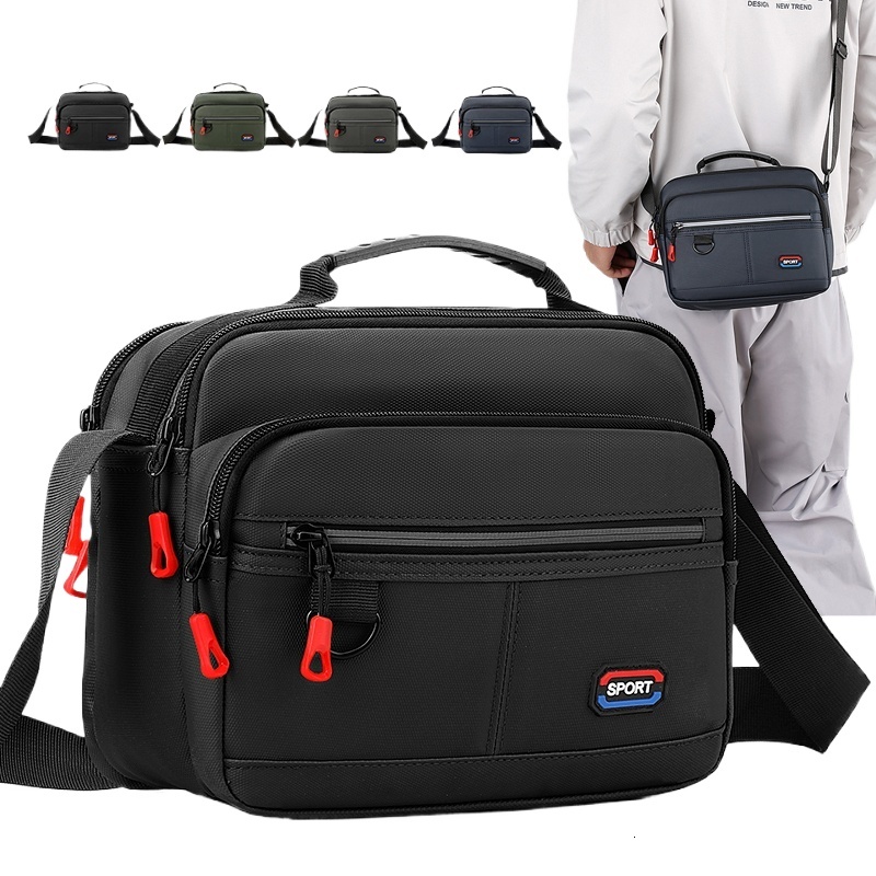 New Fashion Oxford Men's Shoulder Bag Man Waterproof Handbag Crossbody Business Bags For Men
