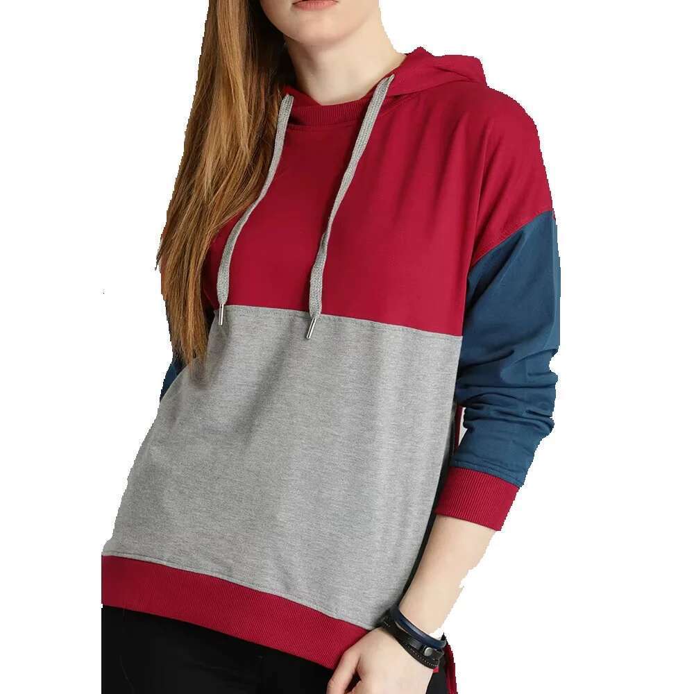 Oversized Latest Style Solid Color All Sizes Customized Printed Women Hoodies For Sale OEM Serviced