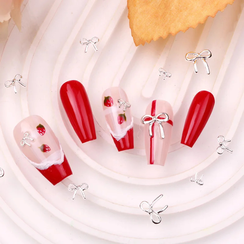 TSZS 3D Exquisite Japanese Alloy Nail Art Charms Kawaii Bow Jewelry Decoration DIY Accessories 250217