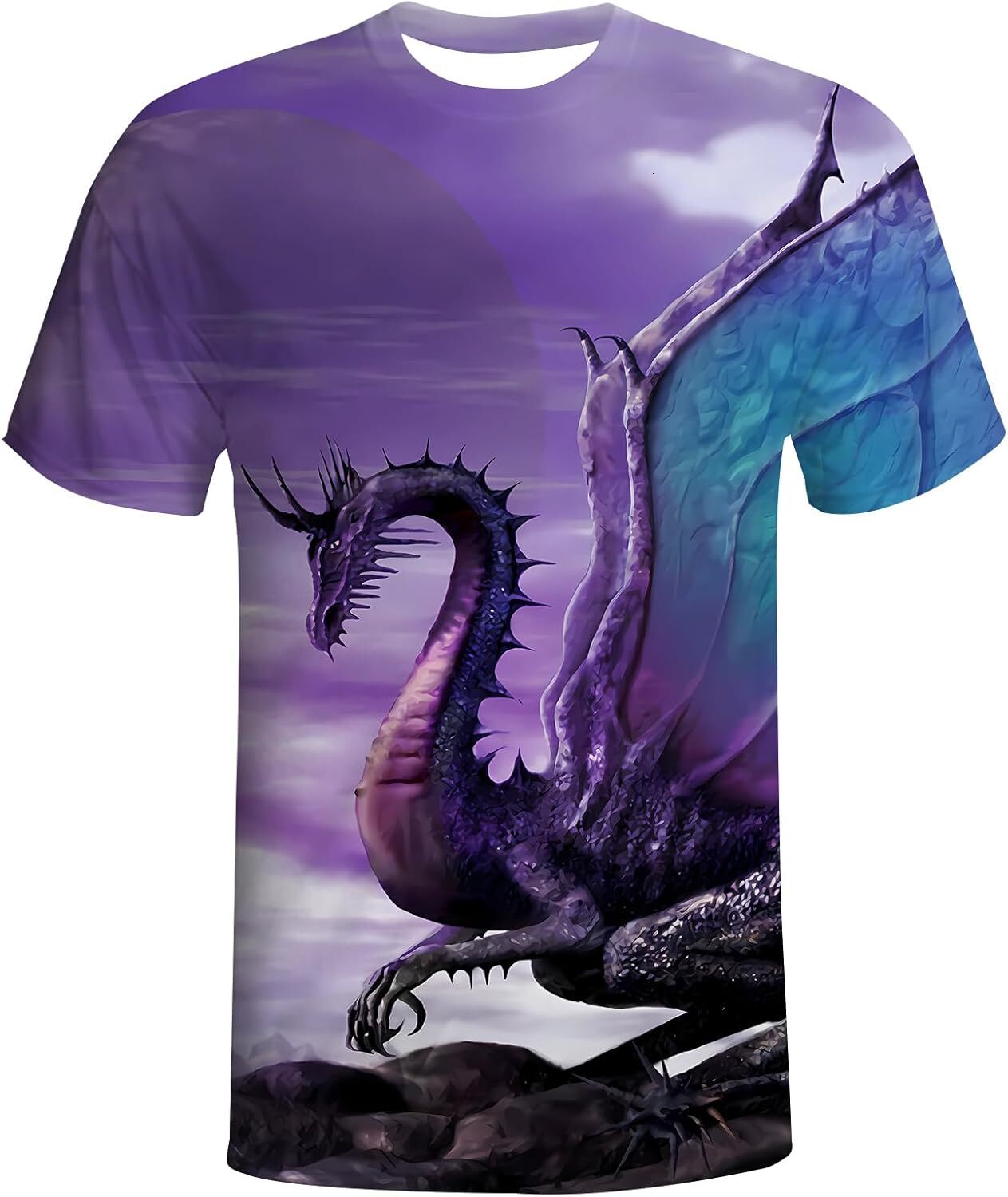 Mens T shirt Basketball T-Shirts for Men Women Boys 3D Printed Short Sleeve Graphic Tees Shirt tee Casual tops summer clothes Trendy Dragon