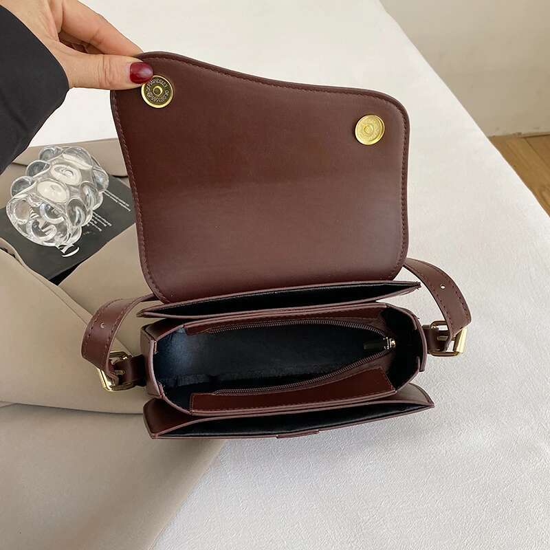 Saddle Shoulder Purse For Women - Fashion Crossbody Bags Underarm Bag Small Square Satchel Handbag