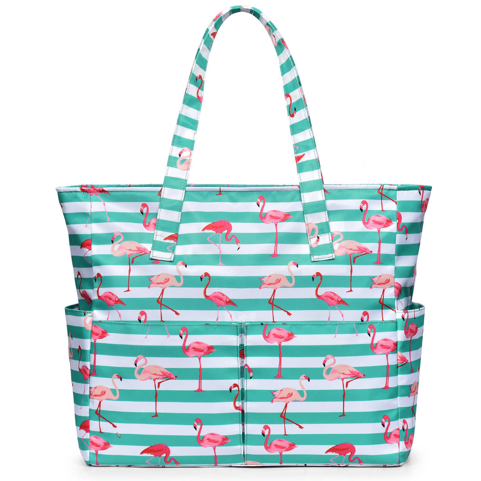 Unlock the new favorite of outdoor travel, printed polyester beach bag with large capacity and super waterproof 250215