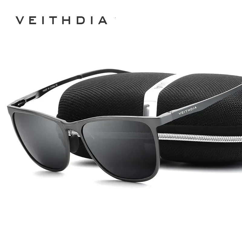 VEITHDIA Retro Aluminum Magnesium Mens Sunglasses Polarized Lens Vintage Eyewear Accessories Sun Glasses For Male V6623 250221
