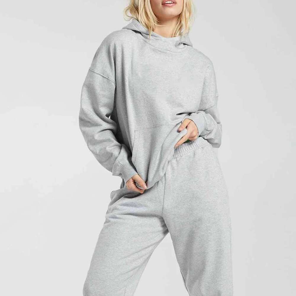 Women's Casual Long Sleeve Solid Lightweight Pullover Tops Loose Over Women's Hoodies Sweatshirt For