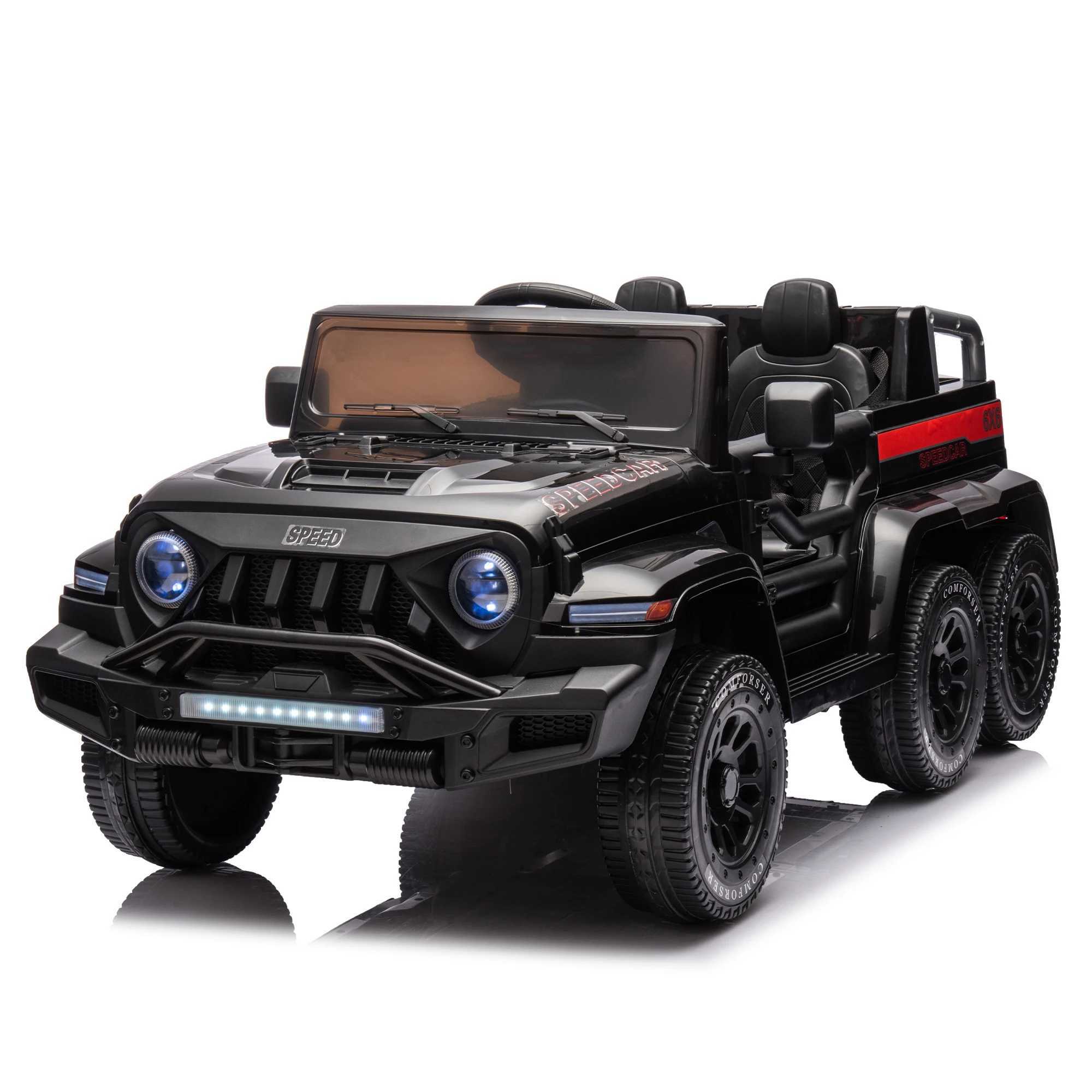 Electric/RC Car 24V childrens 2-seater dump truck with remote control 66.14 pounds maximum load electric multifunctional vehicle z250226