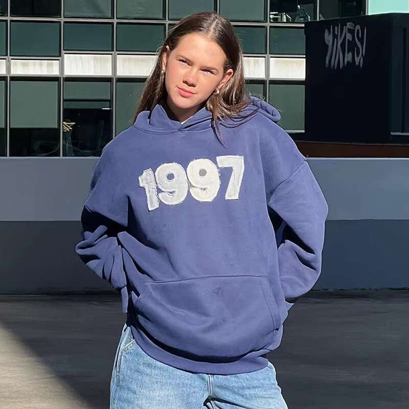 Women's Autumn Winter Hoodies & Sweatshirts New Digital Print Long Sleeve Hooded Loose Hoodie Trendy Girls Sweater