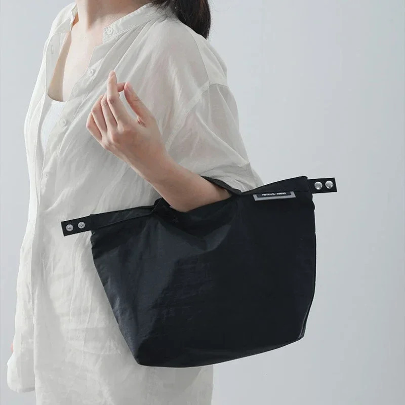 Womens Lunch Bag Office Worker Meal Insulated Handbag Portable Picnic Bento Box Bag for Kids Fruit Fresh-keeping Pouch 250225