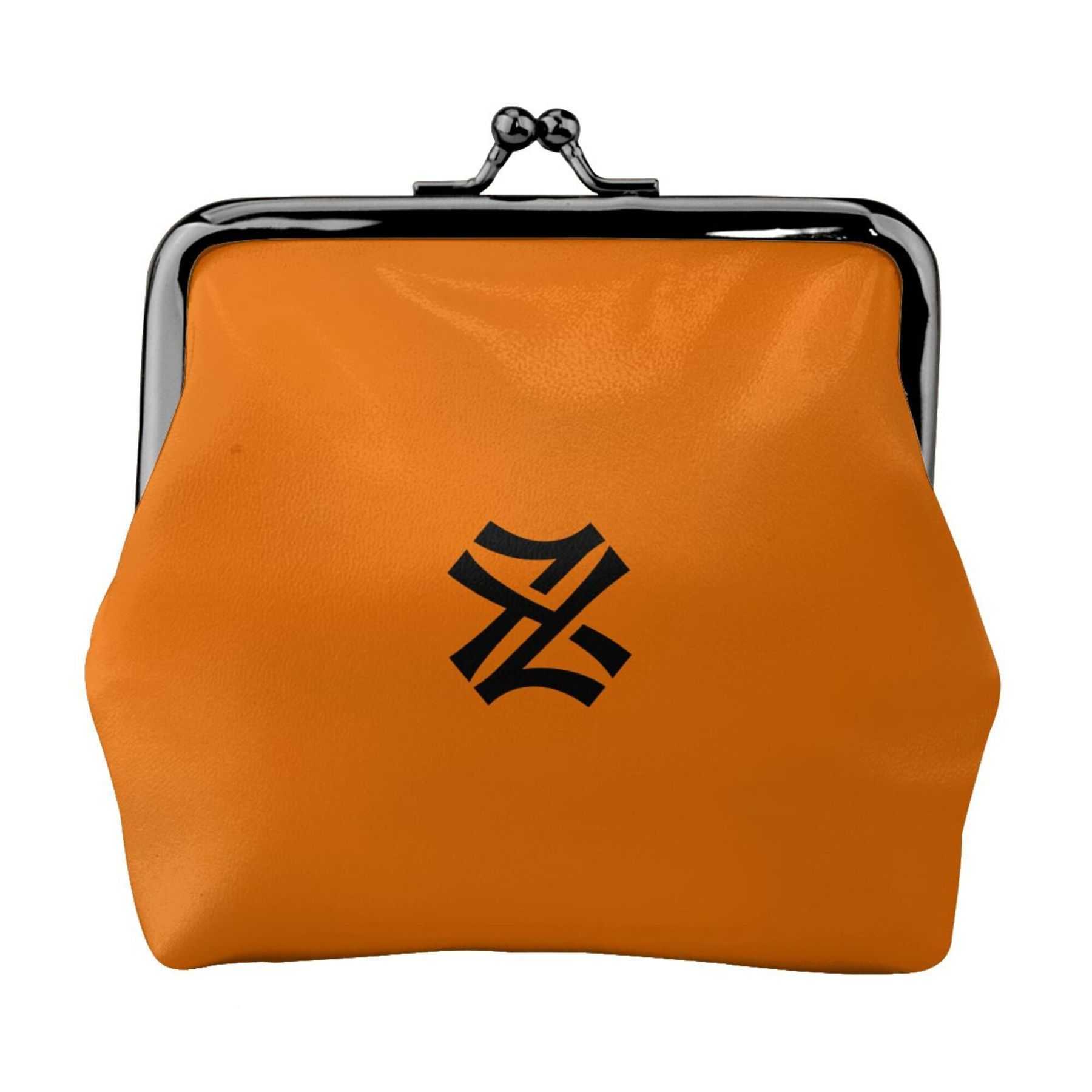 NXY Vintage Solid Color Small Wallets Leather Mini Storage Bag Women Kiss Lock Coin Purse Card Holder Money Bag Casual Storage Bag Hip
