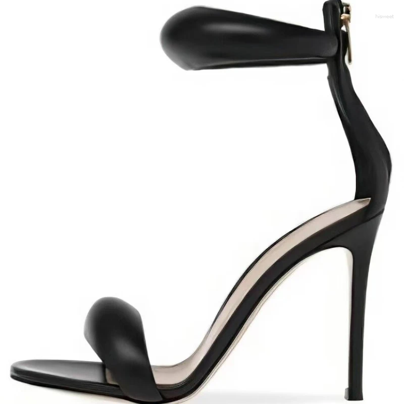 Leopard Print Platform Sandals - Open Toe, Zipper hot Back, 10cm High Heels, Big Size, Beach Party, Outdoor