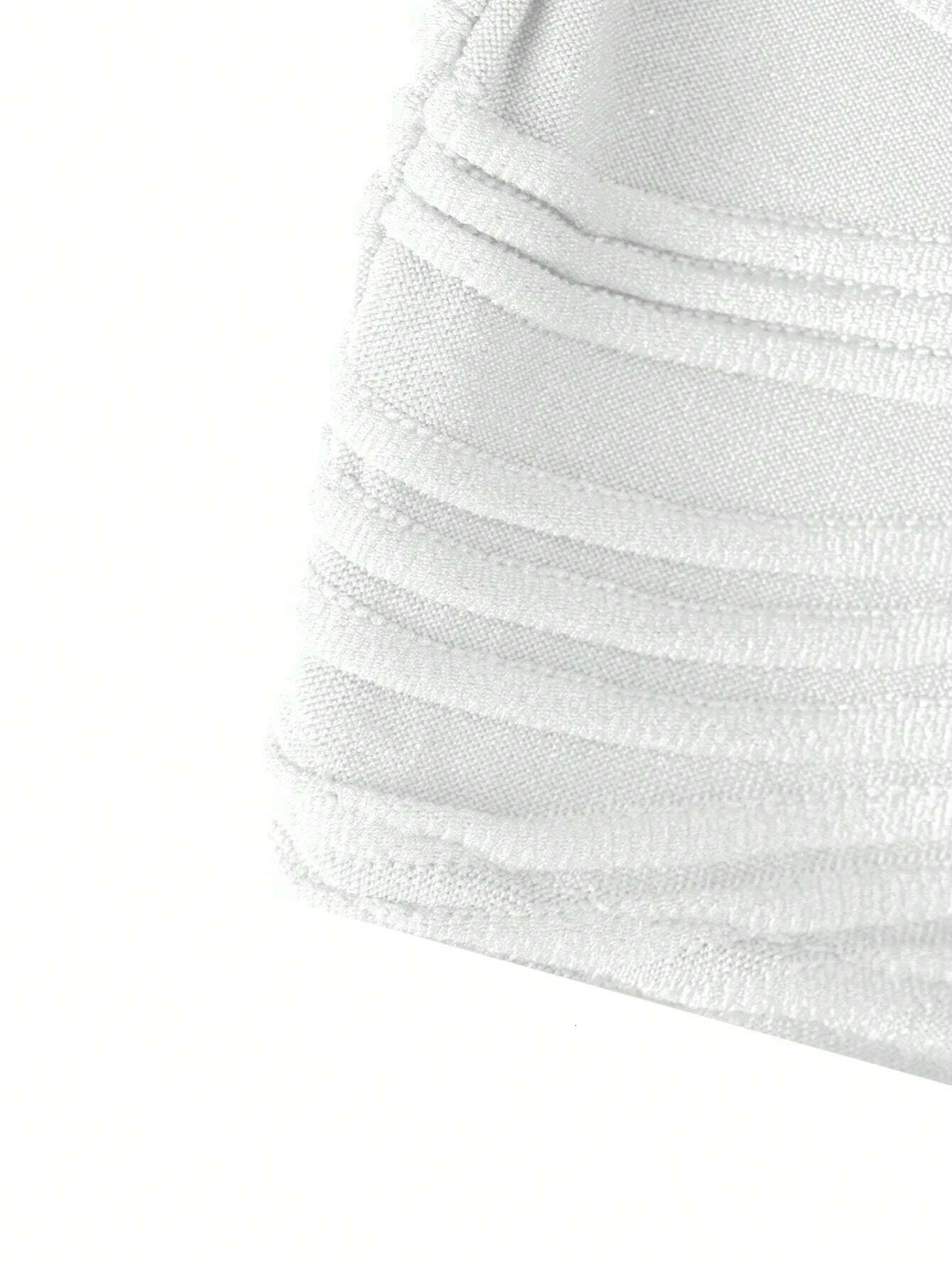 Drawstring Ruched Cut Out Front Tube Top Women Summer Y2K Clothes Sexy Strapless Sleeveless Crop Top Streetwear 250225