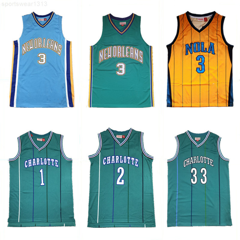 Summer jersey hornet 3# paul 1#2# embroidered Basketball uniform teenagers men and women leisure sports vest