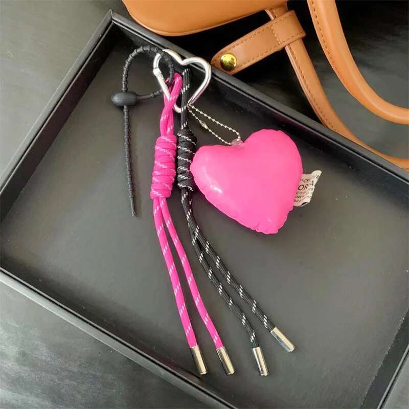 Designed Baseball Nylon Braided Rope Pendant Love Keychain Key Ring Game hine Bag Hanging Decoration Trendy Ornaments