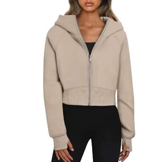 Liu Ming Custom Brand 2024 Fall Winter Fashion Women Clothing Casual Long Sleeve Zip Up Hoodie Coat Sweatshirts