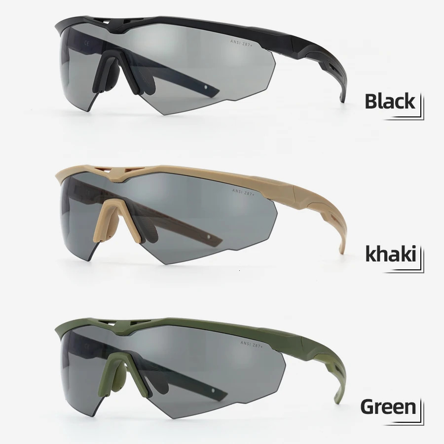 Tactical goggles set windproof and dustproof CS military shooting bulletproof sunglasses motorcycle mountain glasses 250222