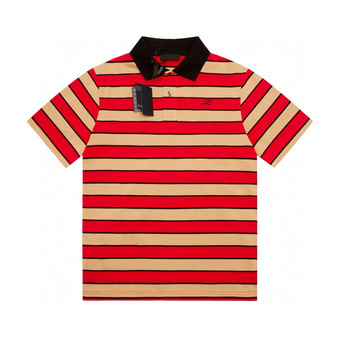 Men's Plus Tees & Polos t-shirts Round neck embroidered and printed polar style summer wear with street pure cotton e32r2