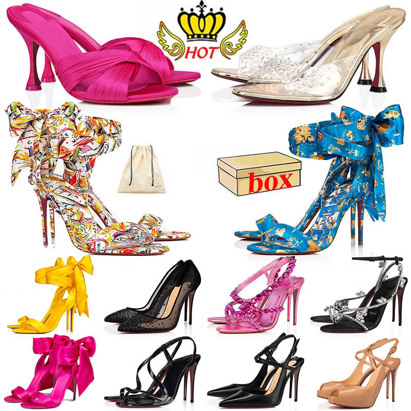 2025 Top Fashion Pumps Red Bottom Heels Shoes for Women Designer Sandals New Style So Kate Stiletto Peep-toes Open Toes Sexy Slingback Bottomed Leather Rubber Loafers