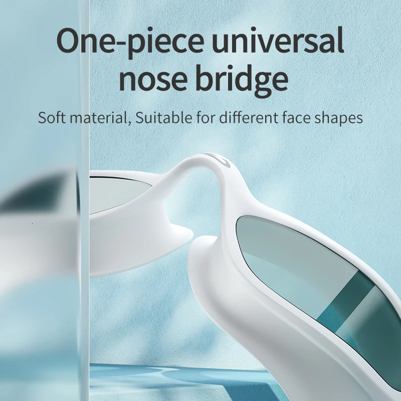 Copozz Swimming Goggles Waterproof VISTEX Anti Fog Mirrored Adjustable Silicone Swim Glasses Professional Swim Equipment Eyewear 250226