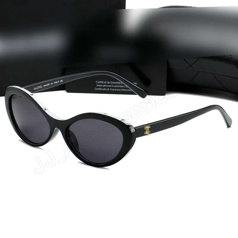 sunglasses New Designer Sunglasses Sunglasses Chan Live Broadcast Material Poly Nylon High-Definition Lens Full Frame Glasses 76