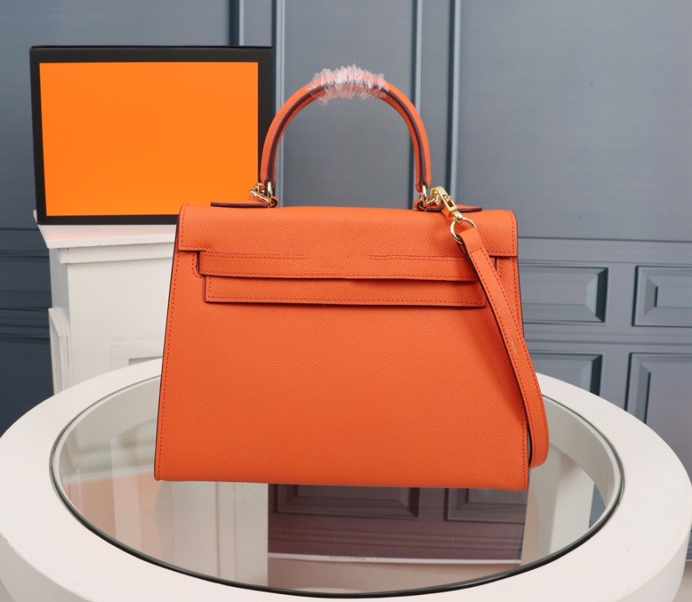 Better Quality Espom Leather Fashion Bags 25cm 28cm Women Totes Steel hardware Genuine leather Shoulder Bags lady Handbag High Quality Real photos