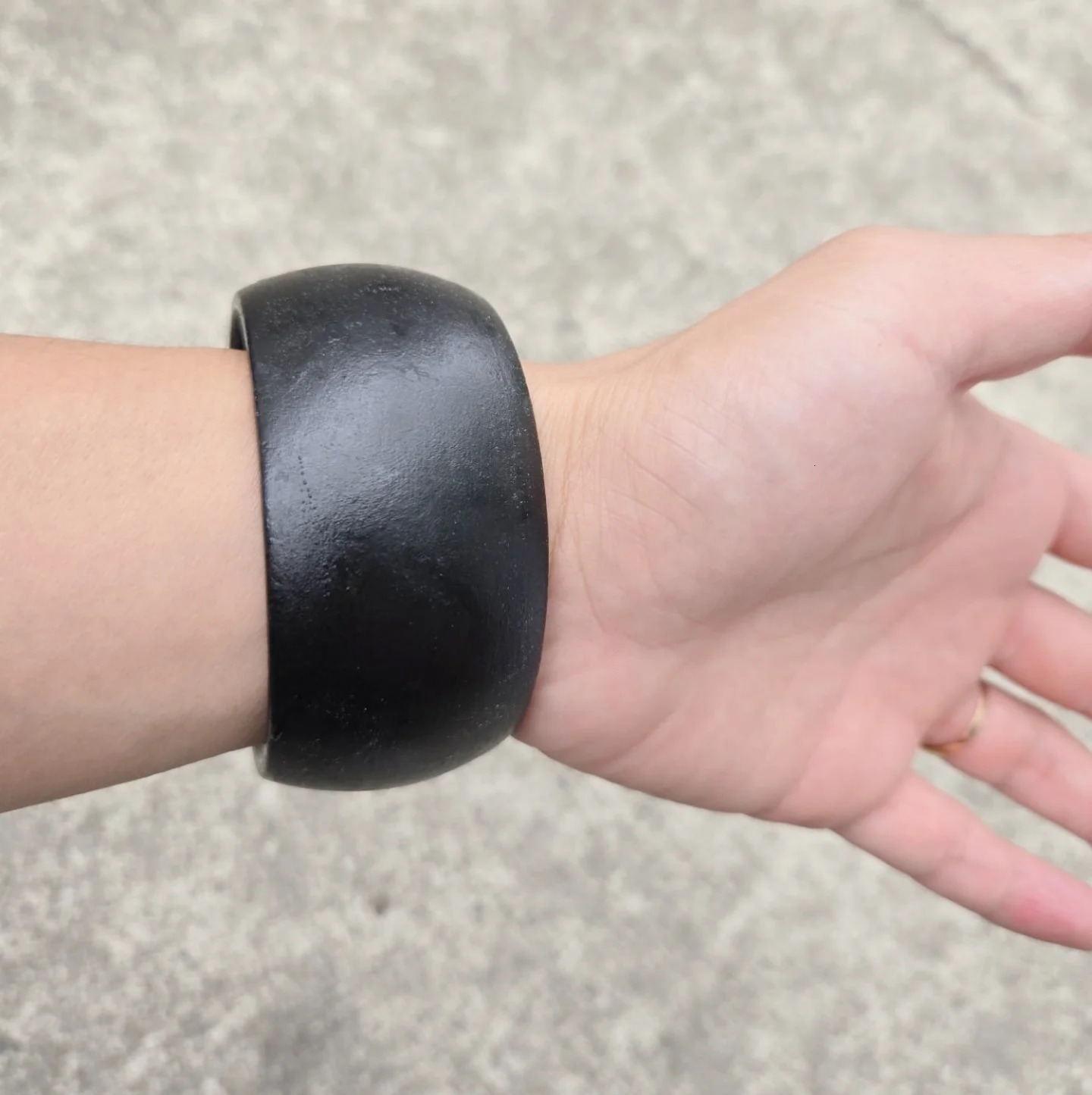 Women Elegant Natural Wood Square DIY Bracelet Coffee Girl Jewelry Ladies Gift Geometric Wooden Bangles 250225