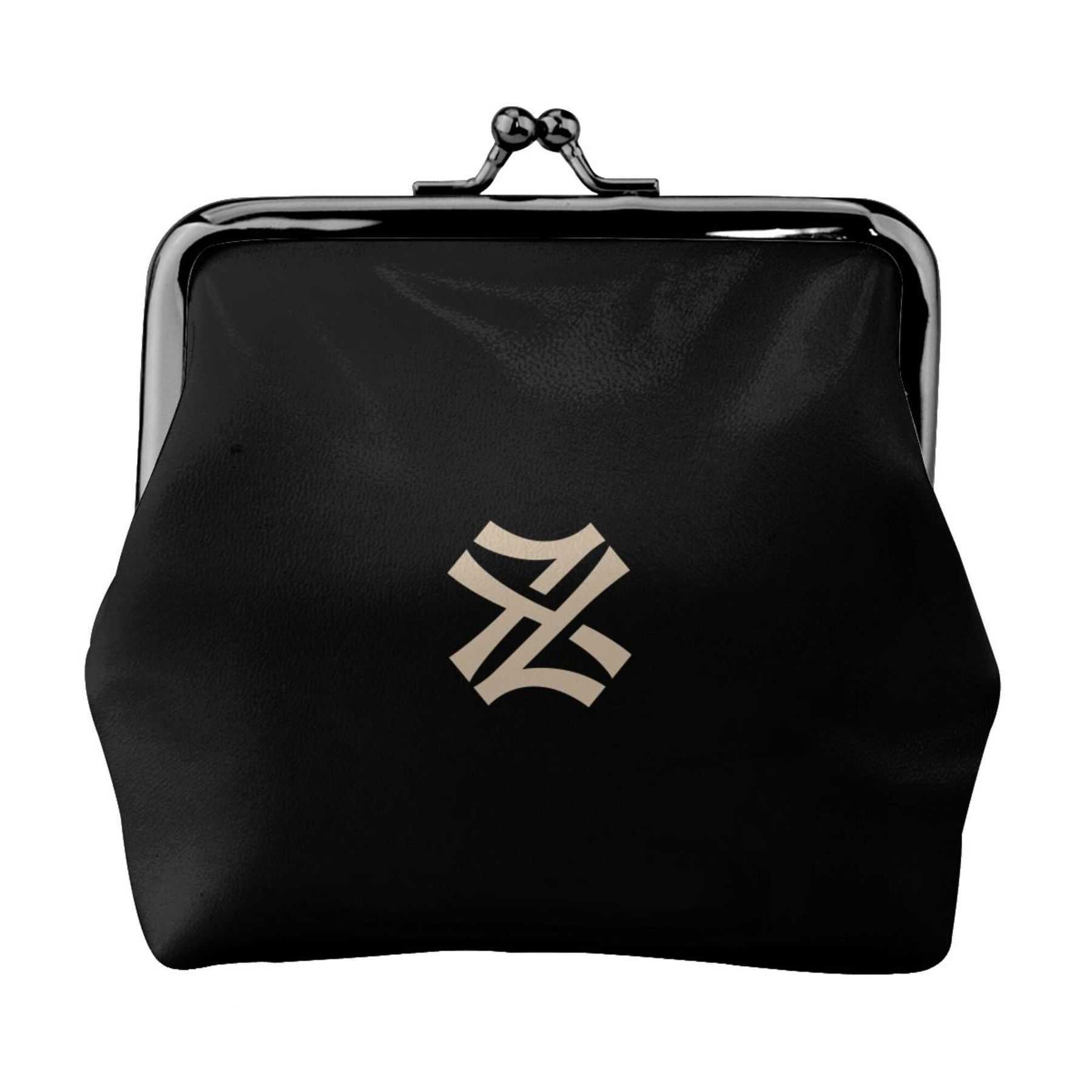 NXY Vintage Solid Color Small Wallets Leather Mini Storage Bag Women Kiss Lock Coin Purse Card Holder Money Bag Casual Storage Bag Hip