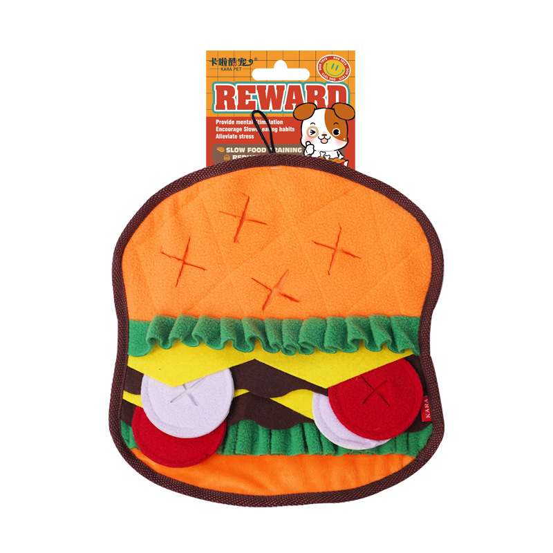 Dog sniffing mat food hiding training Toy Dogs leak food dispenser hidden food toy sound making toy bite resistant dog puzzle game dog relief