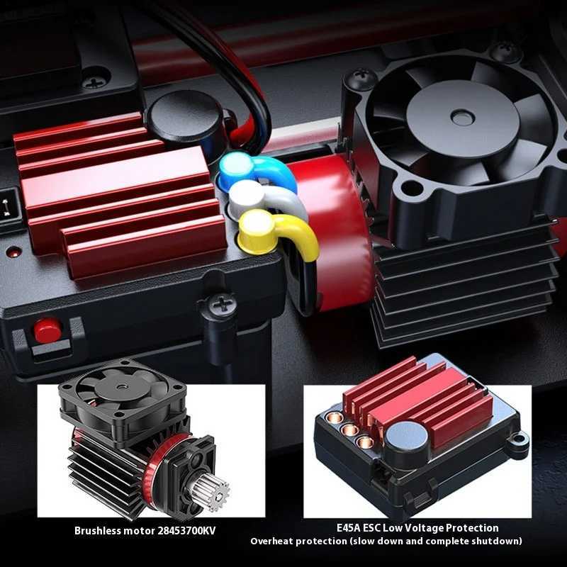 Electric/RC Car Mjx 14303 1/14 Brushless 14303 Hyper Go Remote Control Vehicle C3 Wrc High-speed Electric Off-road Vehicle Rc cars toy z250226