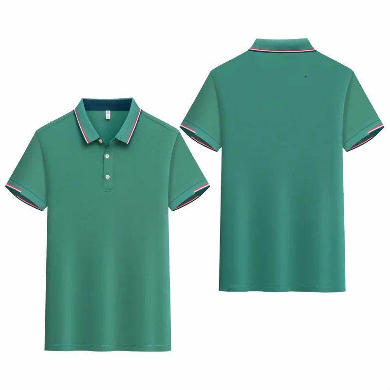Summer Polo Shirt Stritching Mens Cool And Breathable Shorts Sleeve Polo S-4XL Men Tee Shirt Casual Sweat-absorbing Top 250225