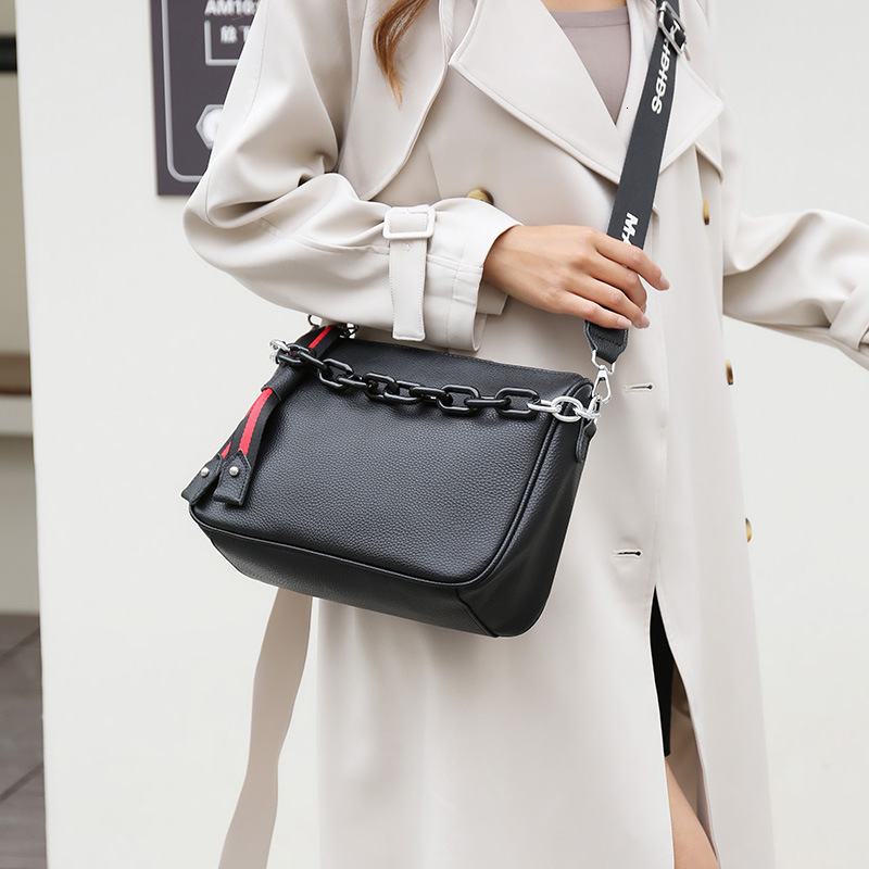 New Fashionable Cowhide Leather Bag High-quality Designer Single Shoulder Slanted Body Fashionable Classic Women's Bag