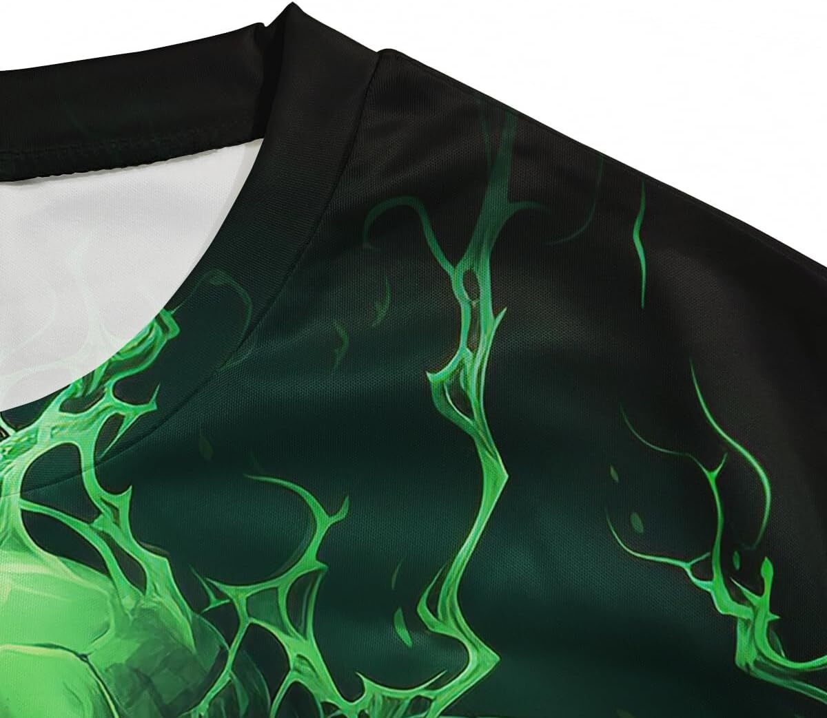 Mens T shirt Novelity 3D Print Skull T-Shirts for Men Flame Skull Graphic Short Sleeve Tee Shirt tee Casual tops summer clothes Simple pattern