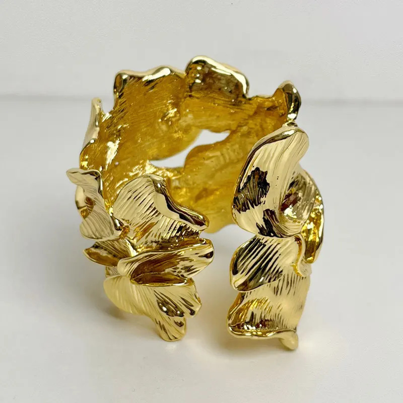 Draweye Flowers Bracelet for Women Hiphop Punk Style Vintage Ins Fashion Jewelry Bangles Exaggerated Pulseras Mujer 250225