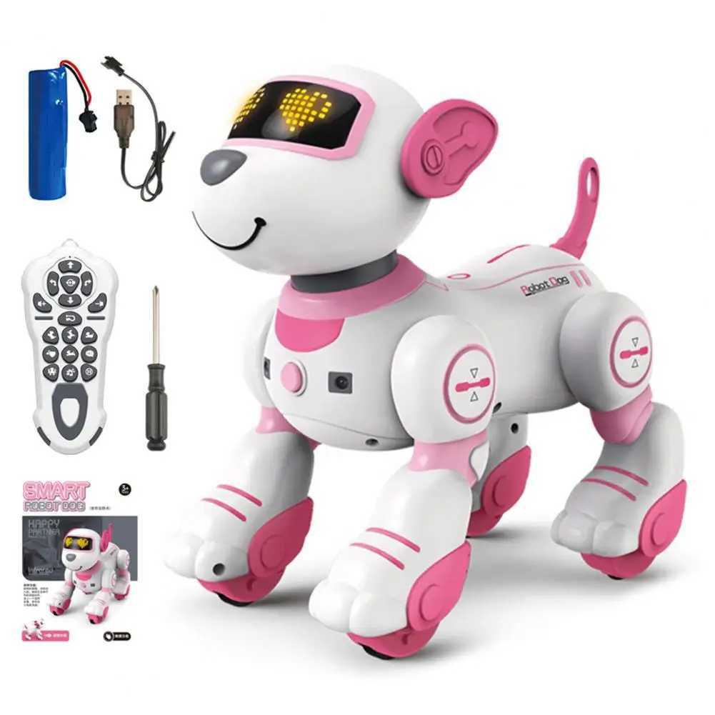 Singing Robot Dog Remote Control Robot Dog Toy for Toddlers Touch-sensing nt Puppy with Programming Abilities for Boys Y250226