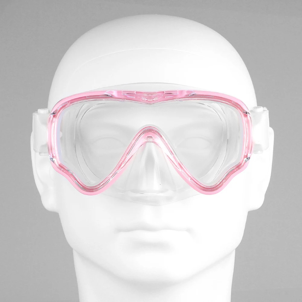 Professional Big Frame Kids Swimming Goggles with Nose Cover Anti Fog Wide View Swimming Gear for Boys Girls Children Glasses 250226