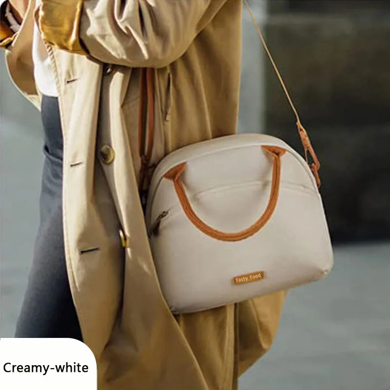 Lunch Bag Women Insulated Messenger Bag Men Waterproof Lunch Cooler Bag Insulated Lunch Box Portable Handbag Picnic Bento Bag 250225